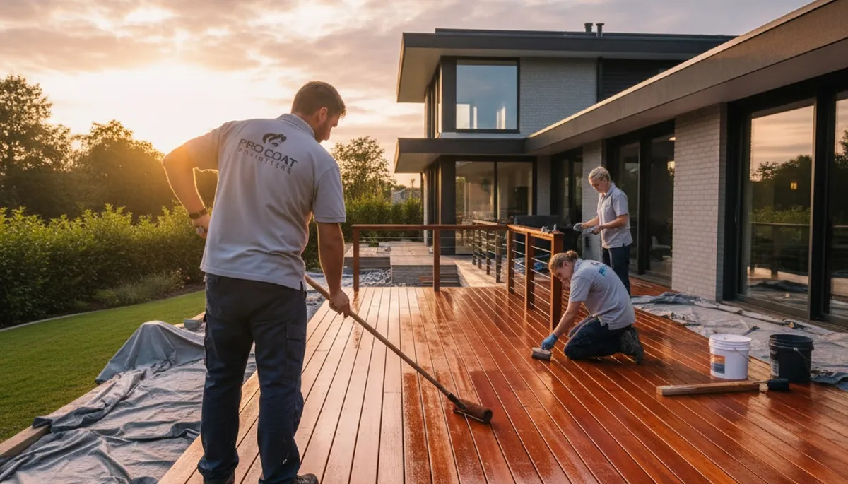 Professional deck staining and restoration in Baltimore, MD by expert house painters