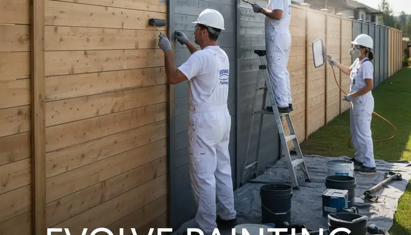 Professional fence painting in Baltimore MD with weather-resistant coatings for lasting curb appeal