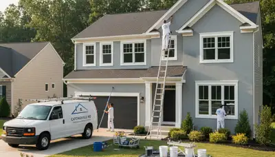 Professional house painters in Baltimore MD providing expert exterior home painting services