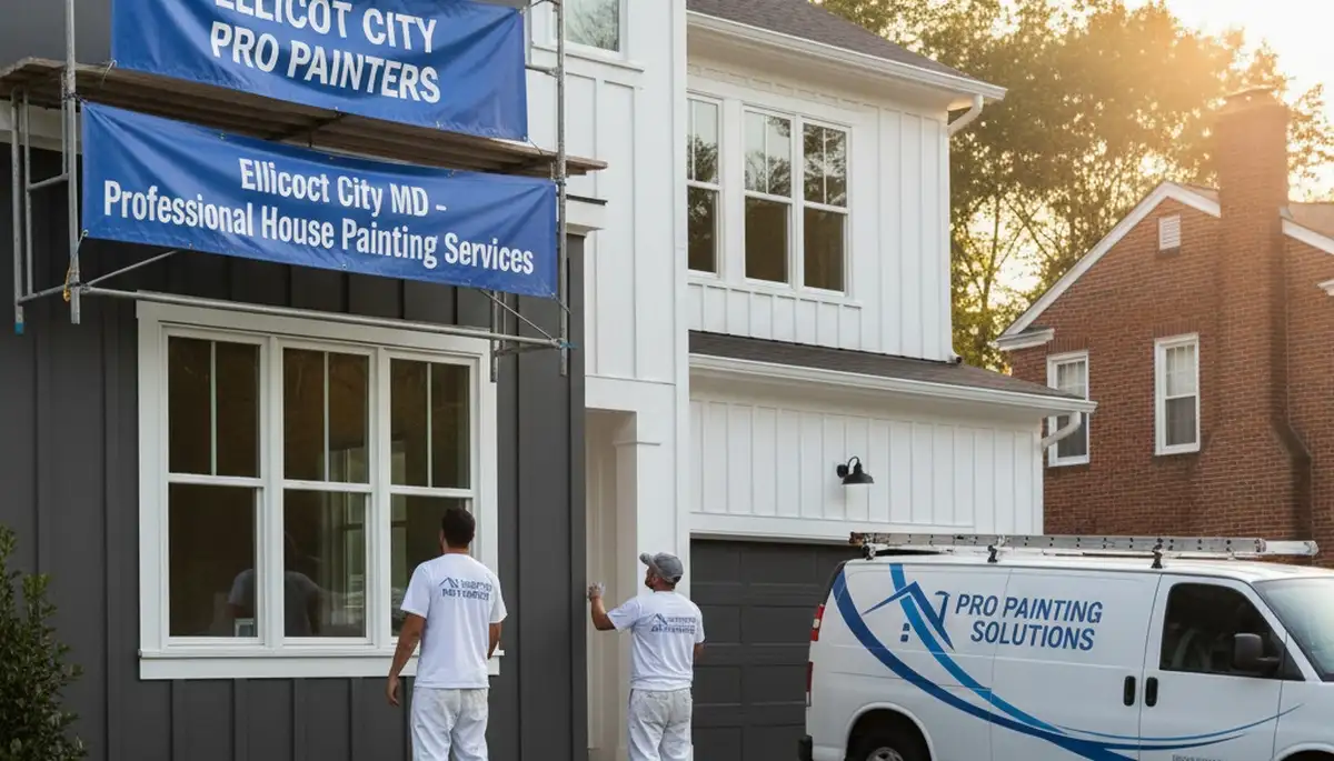 Baltimore, MD house painters providing professional exterior and interior painting services