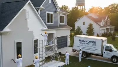 Baltimore, MD house painters offering professional interior and exterior painting services