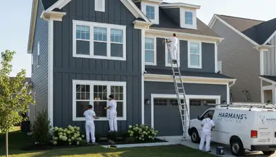 Professional house painting service in Baltimore, MD for residential interior and exterior projects