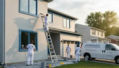 Professional house painters providing exterior home painting services in Baltimore, MD