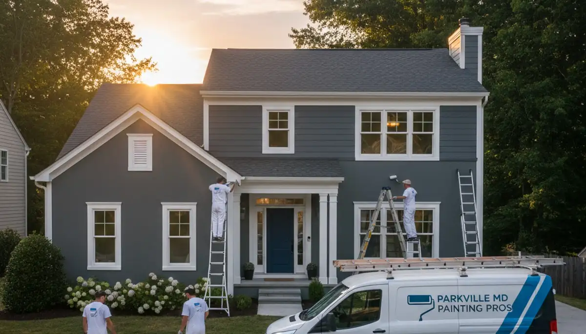 Professional house painters in Baltimore MD providing expert exterior home painting services