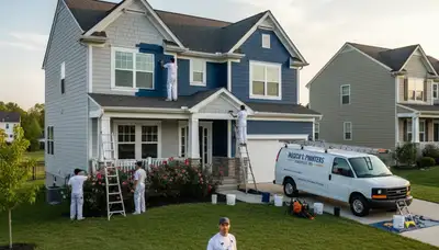 Baltimore, MD house painters for residential interior and exterior painting services