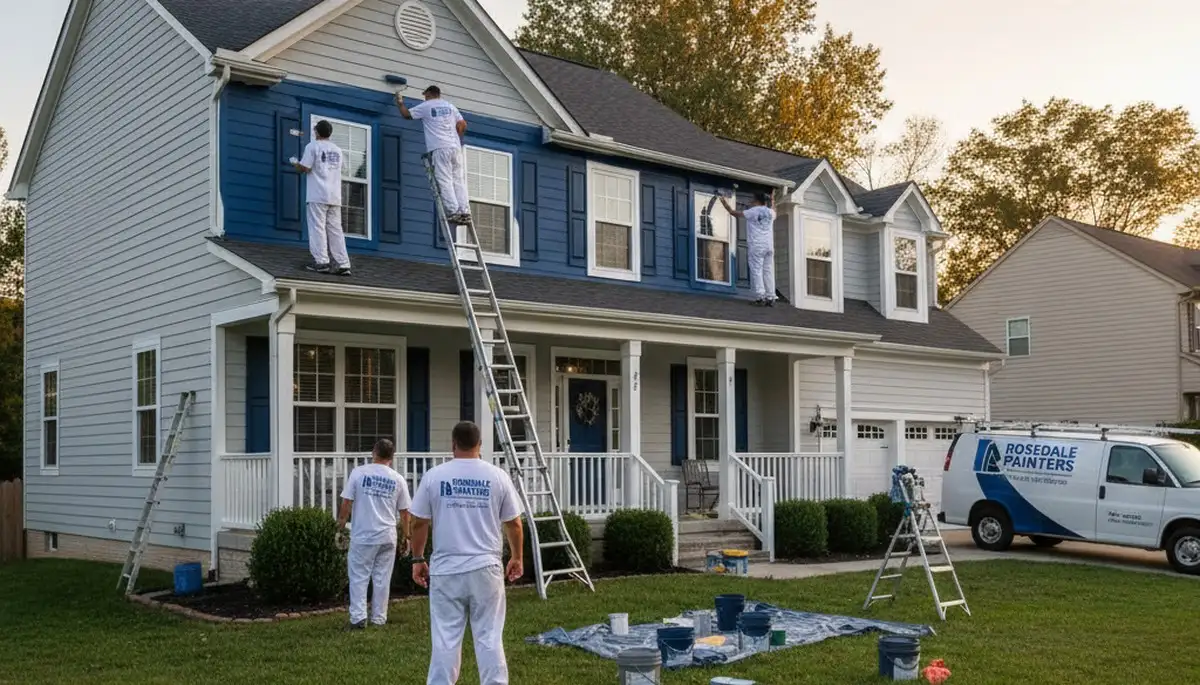 Baltimore, MD house painters providing professional interior and exterior painting services