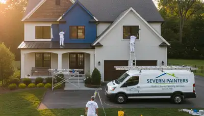 House painting team serving Baltimore, MD with professional interior and exterior painting services