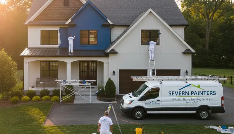 House painting team serving Baltimore, MD with professional interior and exterior painting services