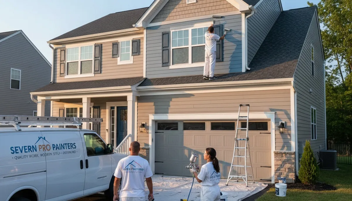 House painters in Baltimore, MD providing professional residential painting services
