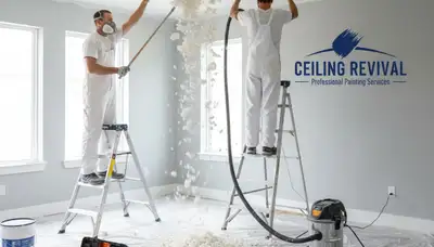 Professional popcorn ceiling removal by house painters in Baltimore, MD